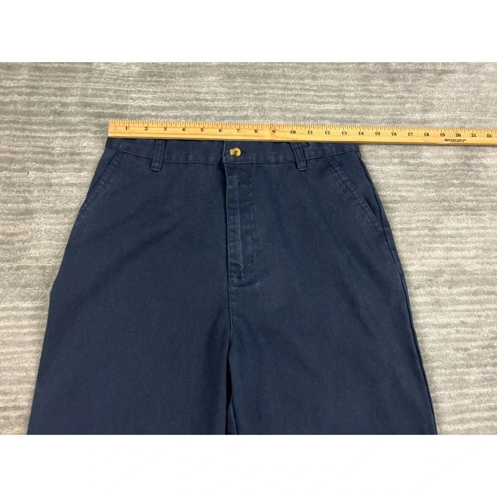Eddie Bauer School Pants Boys 16 Navy Blue Uniform Straight Leg Chino 29x26
